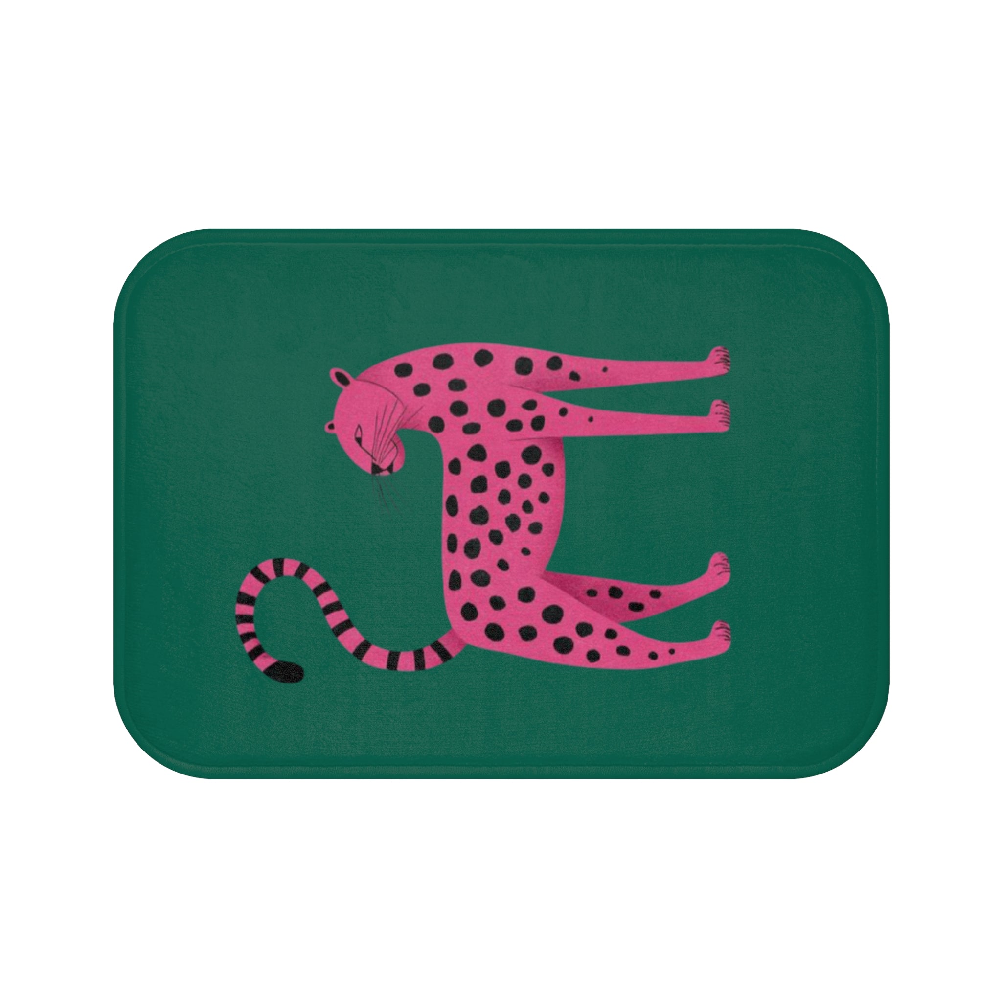 Pink Cheetah Bath Mat