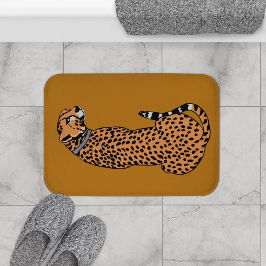 Cheetah Bath Mat