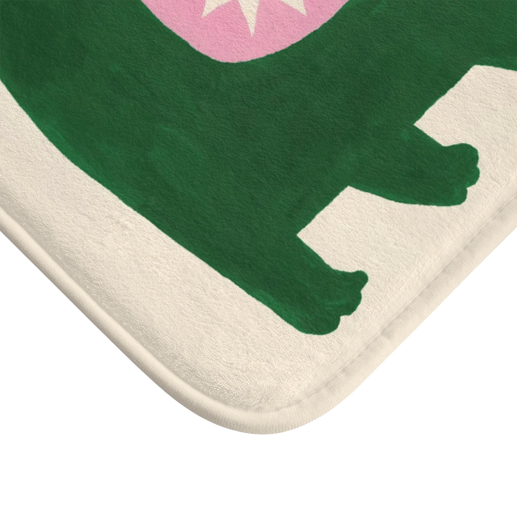 Funny Crocodile Bath Mat